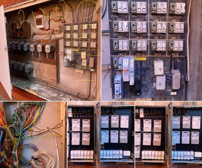 Metering and switchgear across a multi-unit strata building